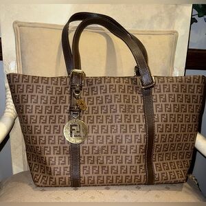 Fendi Brown Tote Bag